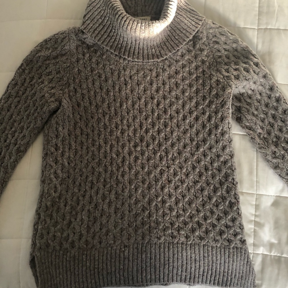 Cozy cowl sweater - multi color yarn